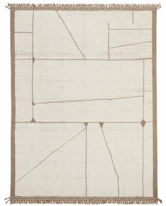 Berber Lines – Contemporary Hand-Knotted Carpet (500x400cm)