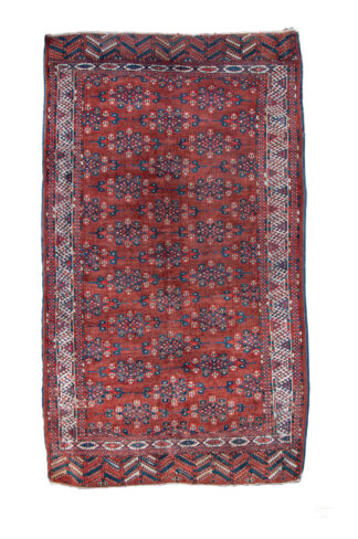 Antique mid-19th c. Turkoman Yomud Main Carpet