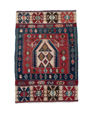 Avsar Prayer Kilim, Sariz, Kayseri, second half of the 19th c. (153x107cm)